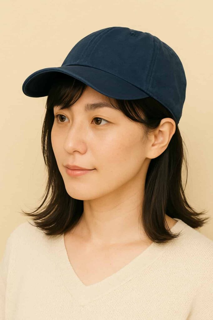キャンプキャップは似合わない varzar バザール で小顔効果 496と639の違い